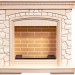 Каминокомплект Dimplex Glasgow - Слоновая кость /Белый с очагом Cassette 400 LNH-INT PS (без дров)