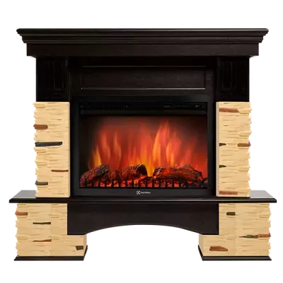 Портал Firelight Pietra Nuovo 30 сланец натуральный, шпон темный дуб