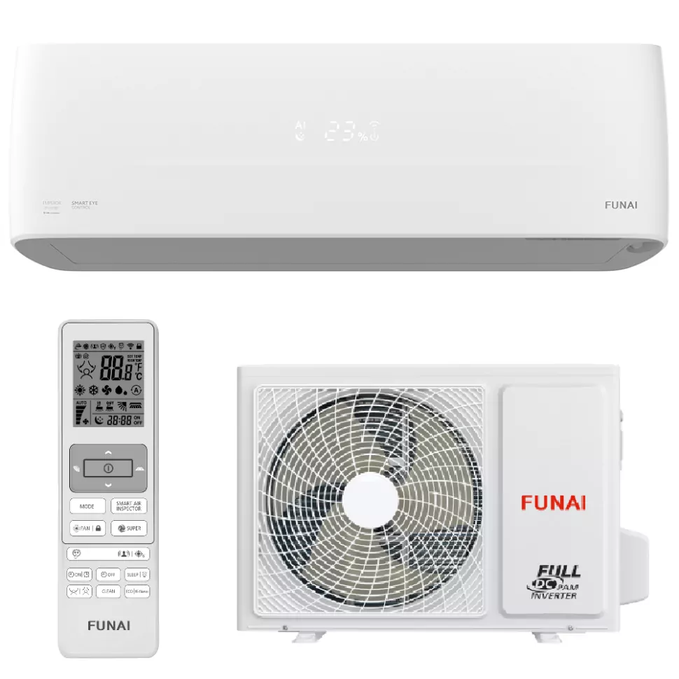 Funai RAC-I-EU35HP.D01 Emreror Up Smart Eye Full DC Inverter кондиционер инверторный