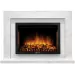 Портал Firelight Simple 25 белый мрамор
