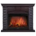 Портал Firelight Porto 30 U сланец чёрный, шпон венге