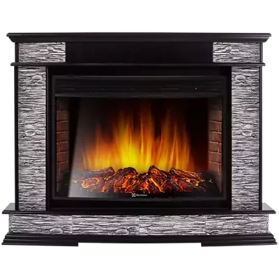 Портал Firelight Scala 30 сланец скалистый серый, шпон венге