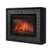Портал Firelight Loft 30 камень черный, черная эмаль