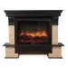 Портал Firelight Forte 30S камень бежевый, темный дуб