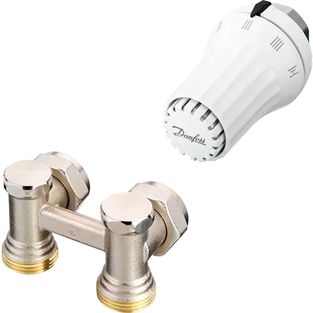 Комплект угловой RAE-K+RLV-KS G3/4A x G1/2A(пр. класс 0399310536)