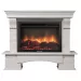Портал Firelight Forte 30S камень белый, беленый дуб