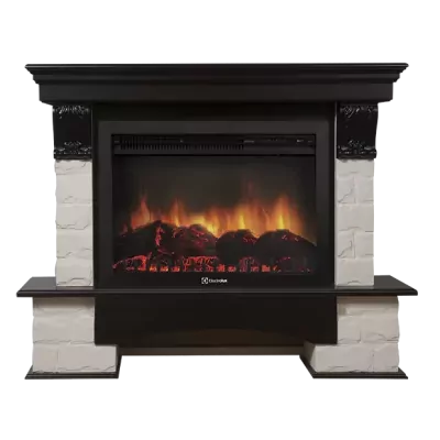 Портал Firelight Forte 30 U камень белый, венге