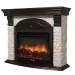 Портал Firelight Torre 30S камень белый, венге
