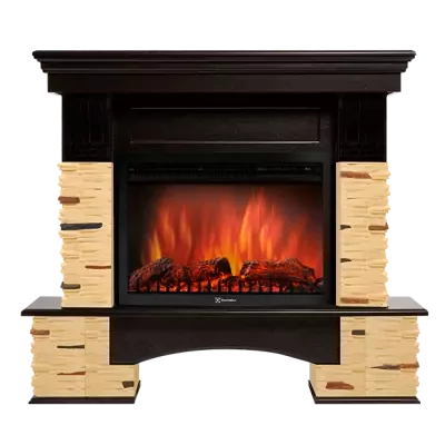 Портал Firelight Pietra Nuovo 25 сланец натуральный, шпон темный дуб