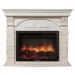 Портал Firelight Torre 30 U камень белый, беленый дуб