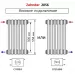 Zehnder 2056/20 секций радиатор Technoline боковое подключение