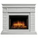 Портал Firelight Bricks 25 U камень белый, белая эмаль