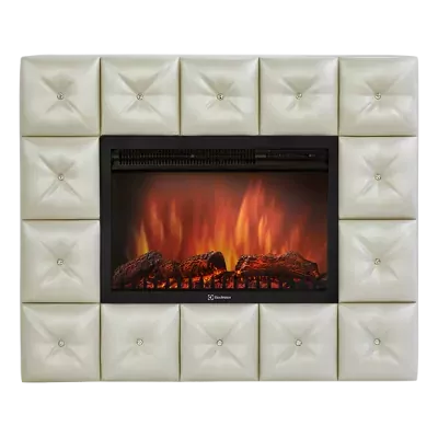 Портал Firelight Crystal 30 светлая экокожа + очаг 3020LS