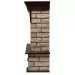 Портал Firelight Forte Wood 25 камень коричневый, шпон темный дуб