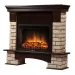 Портал Firelight Forte Wood 25 камень коричневый, шпон темный дуб