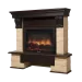 Портал Firelight Forte 25S камень бежевый, темный дуб