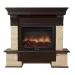 Портал Firelight Forte 25S камень бежевый, темный дуб