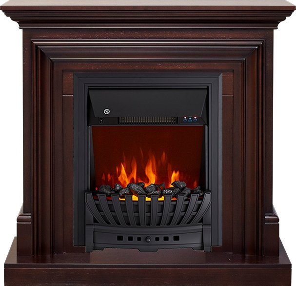 Каминокомплект Royal Flame Bradford - Темный дуб с очагом Aspen Black