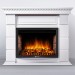 Каминокомплект Electrolux Elegante 25 белый с панорамным очагом EFP/2720RLS