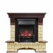 Каминокомплект Royal Flame Pierre Luxe - Темный дуб / Шампань с очагом Fobos FX Black