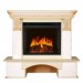 Каминокомплект Royal Flame Pierre Luxe - Сланец белый / Слоновая кость очаг Vision 23 EF LED FX
