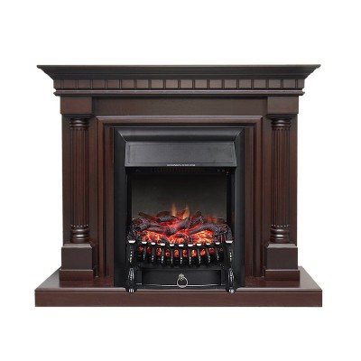 Каминокомплект Royal Flame Dallas - Темный дуб с очагом Fobos FX Black