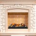 Каминокомплект Dimplex Glasgow - Слоновая кость /Белый с очагом Cassette 600 LNH-INT (с дровами)