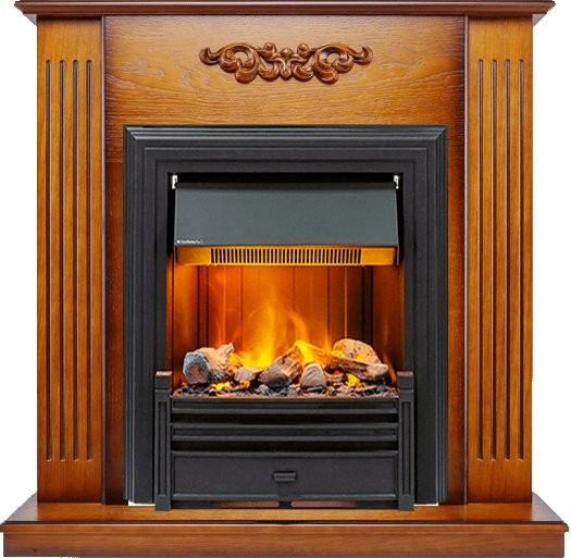 Каминокомплект Dimplex Lumsden - Дуб антик с очагом Brookline Black