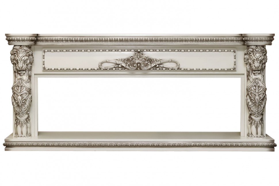 Портал электрокамина Royal Flame Windsor 60 - Слоновая кость с темной патиной