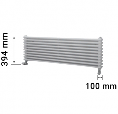 Zehnder Charleston Turned T3180\8 секций радиатор боковое подключение