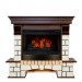 Каминокомплект Royal Flame Pierre Luxe - Темный дуб / Белый с очагом Dioramic 26 LED FX