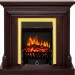 Каминокомплект Royal Flame Bradford - Темный дуб с очагом Fobos FX Brass