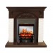 Каминокомплект Royal Flame Bern Сланец мелкий белый / Темный дуб с очагом Fobos FX M Black