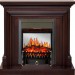 Каминокомплект Royal Flame Bradford - Темный дуб с очагом Fobos FX M Black