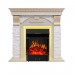 Каминокомплект Royal Flame Dublin - Слоновая кость с патиной / Сланец крем очаг Majestic FX Brass