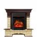 Каминокомплект Royal Flame Pierre Luxe - Темный дуб / Шампань с очагом Majestic FX Black