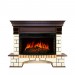 Каминокомплект Royal Flame Pierre Luxe - Темный дуб / Белый с очагом Dioramic 33W LED FX