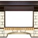 Каминокомплект Royal Flame Pierre Luxe - Темный дуб / Белый с очагом Dioramic 33W LED FX