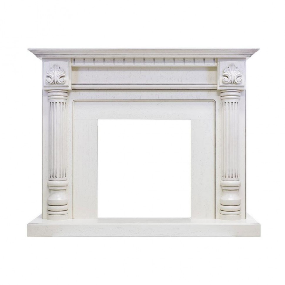 Портал электрокамина Royal Flame Edinburg - Слоновая кость с патиной