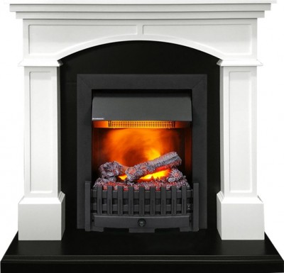 Каминокомплект Dimplex Langford - Белый с черным с очагом Danville Black FB2