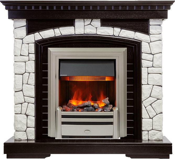 Каминокомплект Dimplex Glasgow - Венге / Белый с очагом Chesford