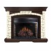 Каминокомплект Royal Flame Glasgow - Темный дуб / Белый (Высота 1100мм) с очагом Dioramic 28 LED FX