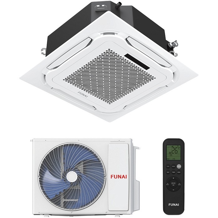Funai LAC-DR105HP.C01+Pan DR-4LY кассетный кондиционер