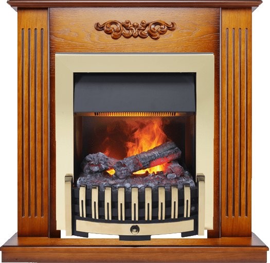 Каминокомплект Dimplex Lumsden - Дуб антик с очагом Danville Brass FB2