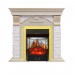 Каминокомплект Royal Flame Dublin - Слоновая кость с патиной / Сланец крем очаг Majestic FX M Brass