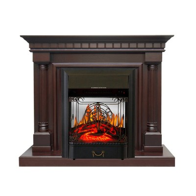 Каминокомплект Royal Flame Dallas - Темный дуб с очагом Majestic FX M Black