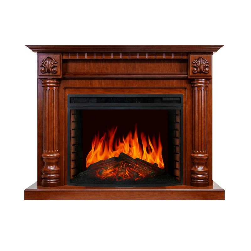 Каминокомплект Royal Flame Edinburg - Орех с очагом Dioramic 33 LED FX