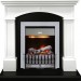 Каминокомплект Dimplex Langford - Белый с черным с очагом Danville Chrome FB2