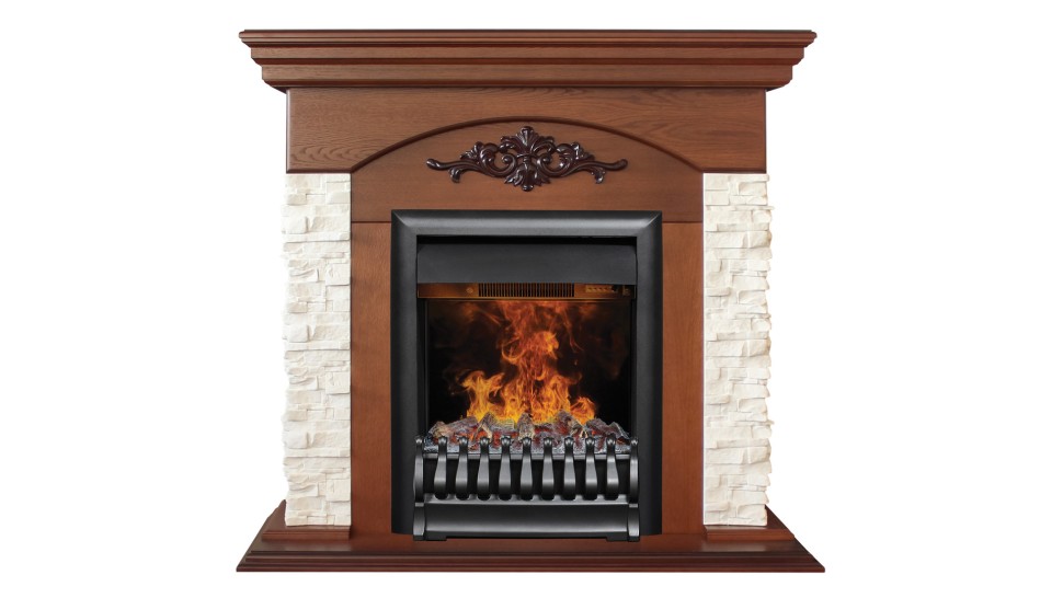 Камин Neapolis NT c очагом 3D Oregan