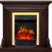Каминокомплект Royal Flame Bradford - Темный дуб с очагом Majestic FX Brass